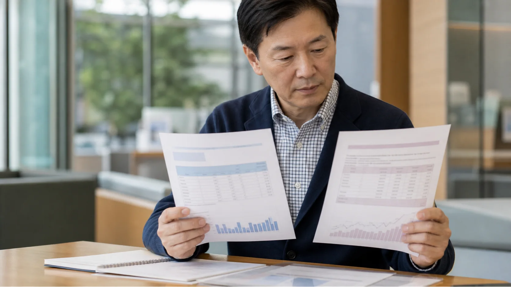 定期預金と個人向け国債の金利・換金条件を比較する利用者