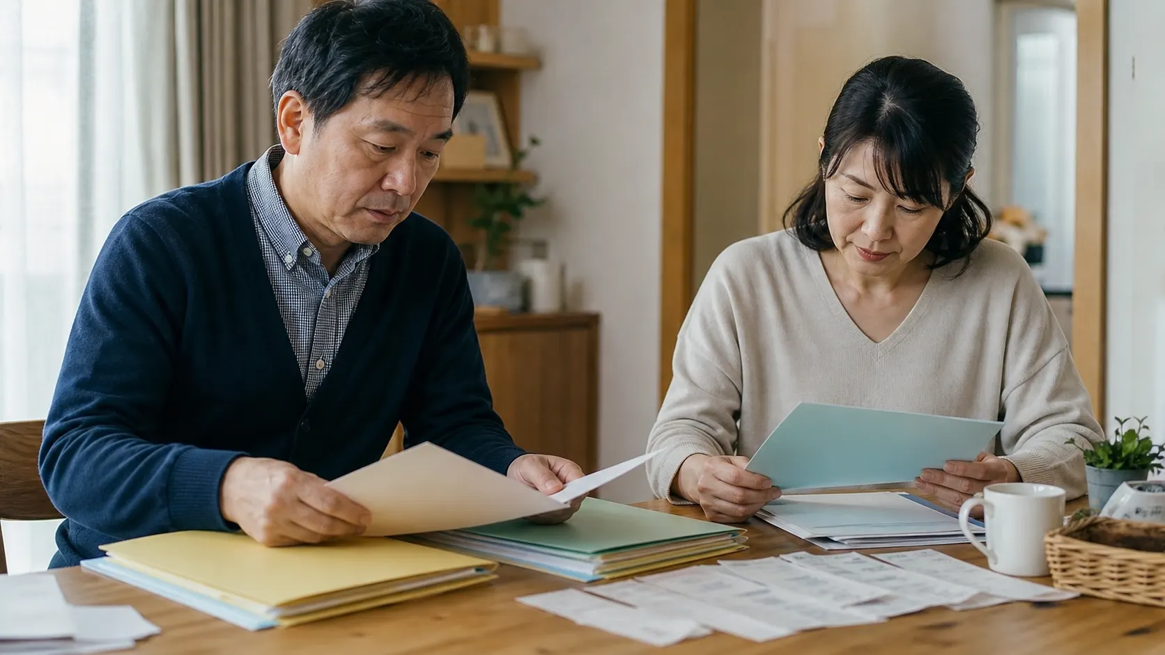 物価上昇に備えて現金・預金・長期資産の役割を整理する夫婦